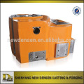 Caixa de caixa de transmissão de fundição de areia de aço de liga de OEM para a unidade superior